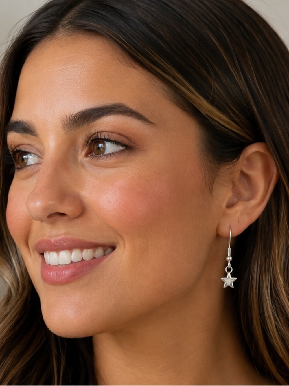 🎇Multi🎇Silver Star Drop Earrings (3/$15)